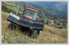 Trains de chenilles pour le travail en montagne