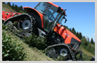 Trains de chenilles pour le travail en montagne