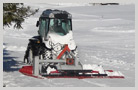 Trains de chenilles pour le travail sur la neige