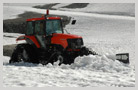 Trains de chenilles pour le travail sur la neige