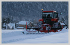 Trains de chenilles pour le travail sur la neige