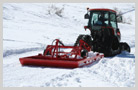 Trains de chenilles pour le travail sur la neige