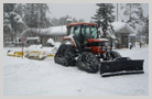 Trains de chenilles pour le travail sur la neige