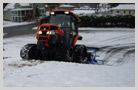 Trains de chenilles pour le travail sur la neige