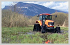 Trains de chenilles pour le travail en milieu humide