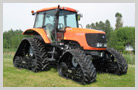 Systèmes chenillés pour tracteurs Kubota