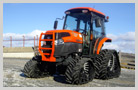 Systèmes chenillés pour tracteurs Kubota