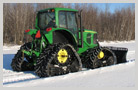 Systèmes chenillés pour tracteurs John Deere